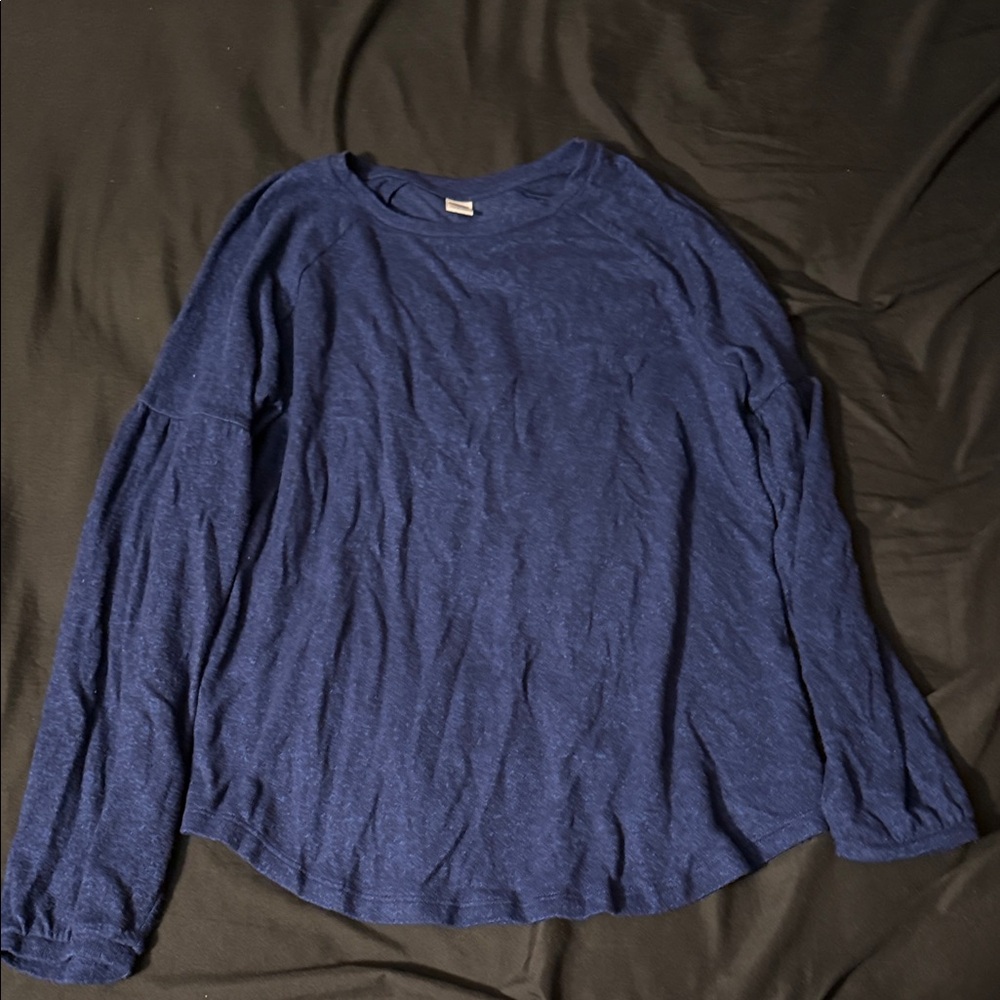 Old Navy Women's Long Sleeve Tee - Blue